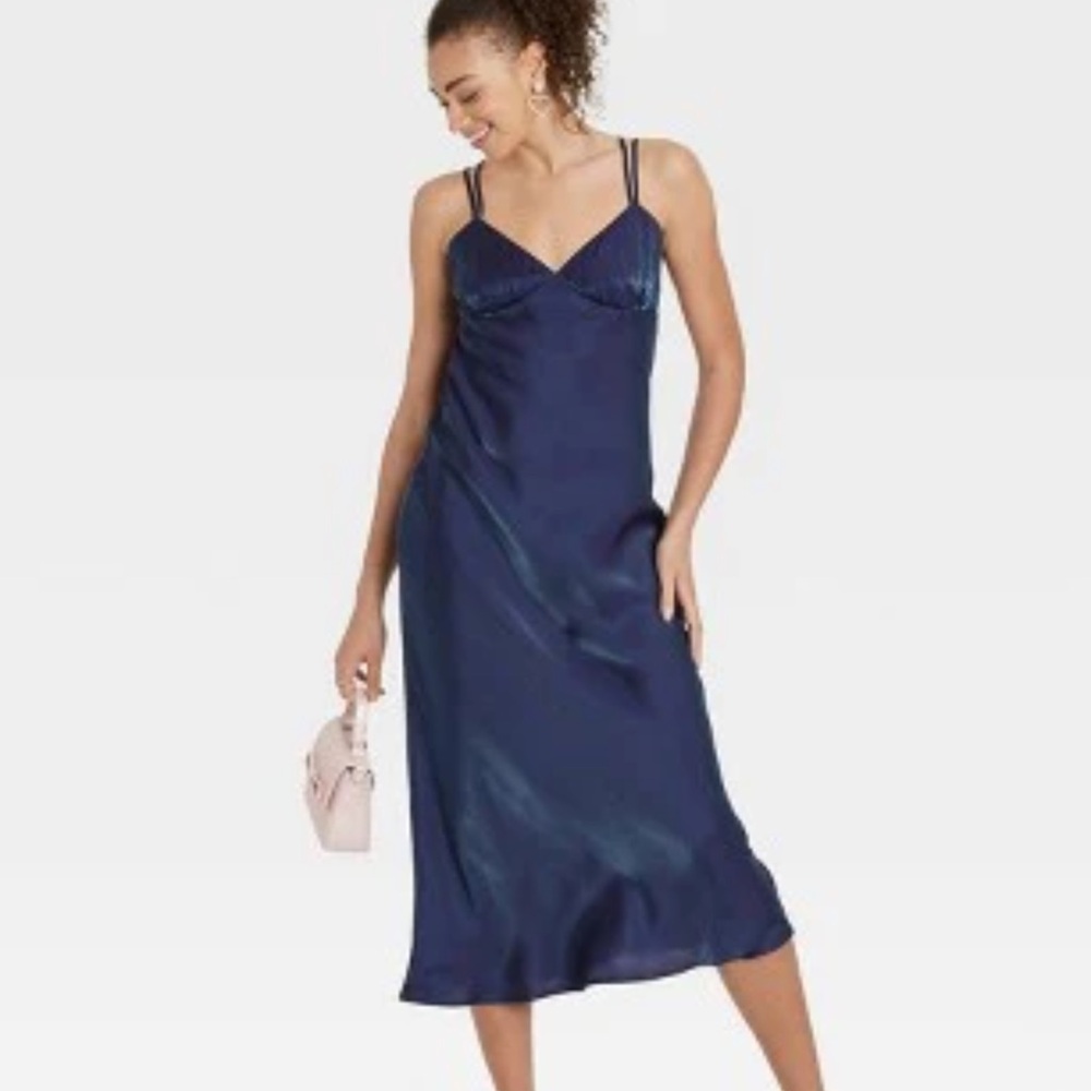 Wild Fable Navy Maxi Dress